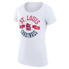 St. Louis Cardinals G-III 4Her by Carl Banks Women's Super-Slim Fit Lightweight City Graphic T-Shirt On Sale