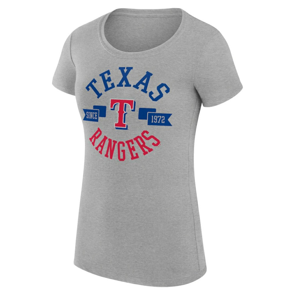 Texas Rangers G-III 4Her by Carl Banks Women's Super-Slim Fit Lightweight City Graphic T-Shirt Near Me