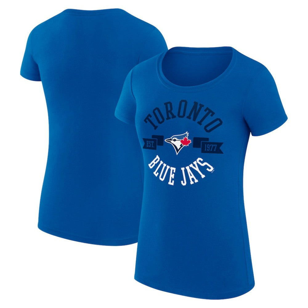 Toronto Blue Jays G-III 4Her by Carl Banks Women's Super-Slim Fit Lightweight City Graphic T-Shirt discount