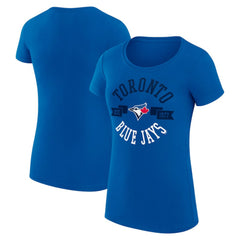 Toronto Blue Jays G-III 4Her by Carl Banks Women's Super-Slim Fit Lightweight City Graphic T-Shirt discount