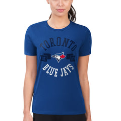 Toronto Blue Jays G-III 4Her by Carl Banks Women's Super-Slim Fit Lightweight City Graphic T-Shirt discount