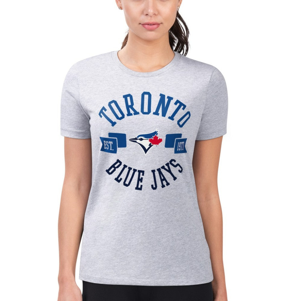 Toronto Blue Jays G-III 4Her by Carl Banks Women's Super-Slim Fit Lightweight City Graphic T-Shirt discount