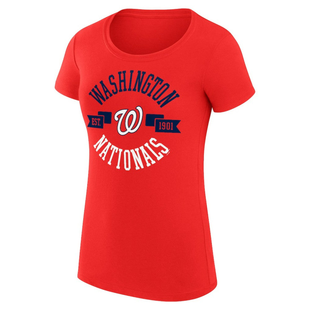Washington Nationals G-III 4Her by Carl Banks Women's Super-Slim Fit Lightweight City Graphic T-Shirt discount