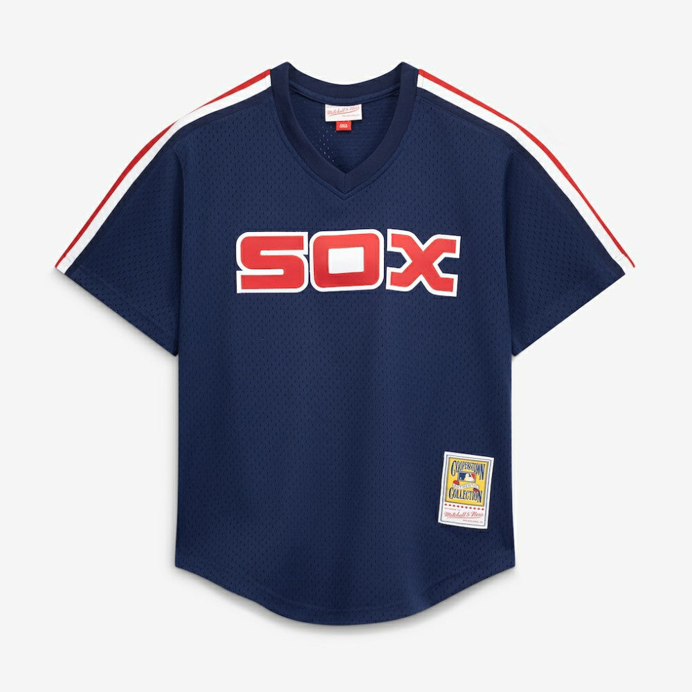 Carlton Fisk Chicago White Sox Mitchell & Ness Authentic Batting Practice Jersey for sale