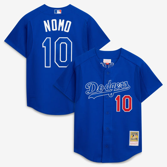 Hideo Nomo Los Angeles Dodgers Mitchell & Ness Cooperstown Collection 2004 Batting Practice Jersey - Royal | MLB Jerseys