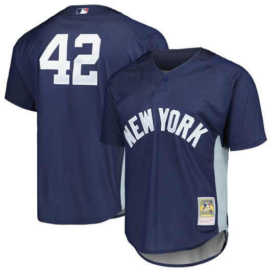 Mariano Rivera New York Yankees Mitchell & Ness Authentic Batting Practice Jersey - Navy | MLB Jerseys
