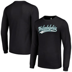 Philadelphia Eagles Starter Tailsweep Long Sleeve T-Shirt Black - NFL