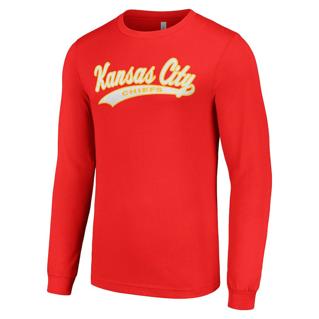 Kansas City Chiefs Starter Tailsweep Long Sleeve T-Shirt Red - NFL