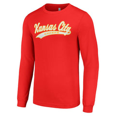 Kansas City Chiefs Starter Tailsweep Long Sleeve T-Shirt Red - NFL