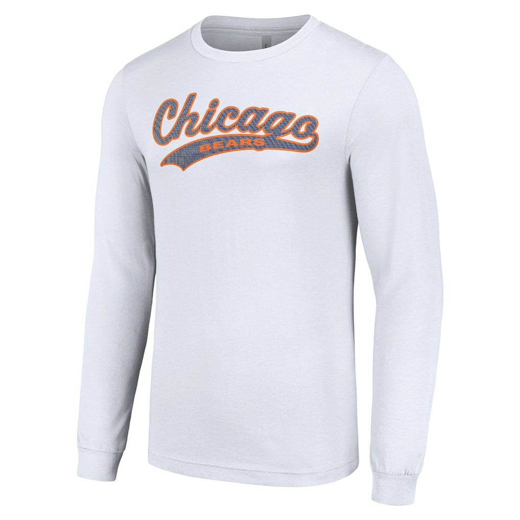 Chicago Bears Starter Tailsweep Long Sleeve T-Shirt White - NFL