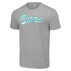 Miami Dolphins Starter Tailsweep T-Shirt Heather Gray - NFL