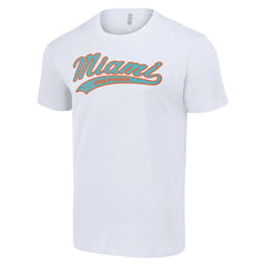 Miami Dolphins Starter Tailsweep T-Shirt White - NFL