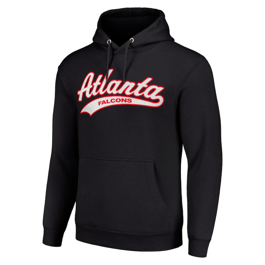 Atlanta Falcons Starter Unisex Tailsweep Pullover Hoodie Black - NFL