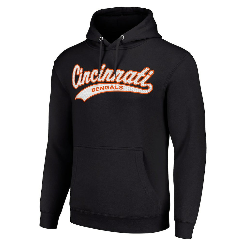 Cincinnati Bengals Starter Unisex Tailsweep Pullover Hoodie Black - NFL
