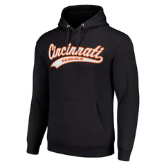Cincinnati Bengals Starter Unisex Tailsweep Pullover Hoodie Black - NFL