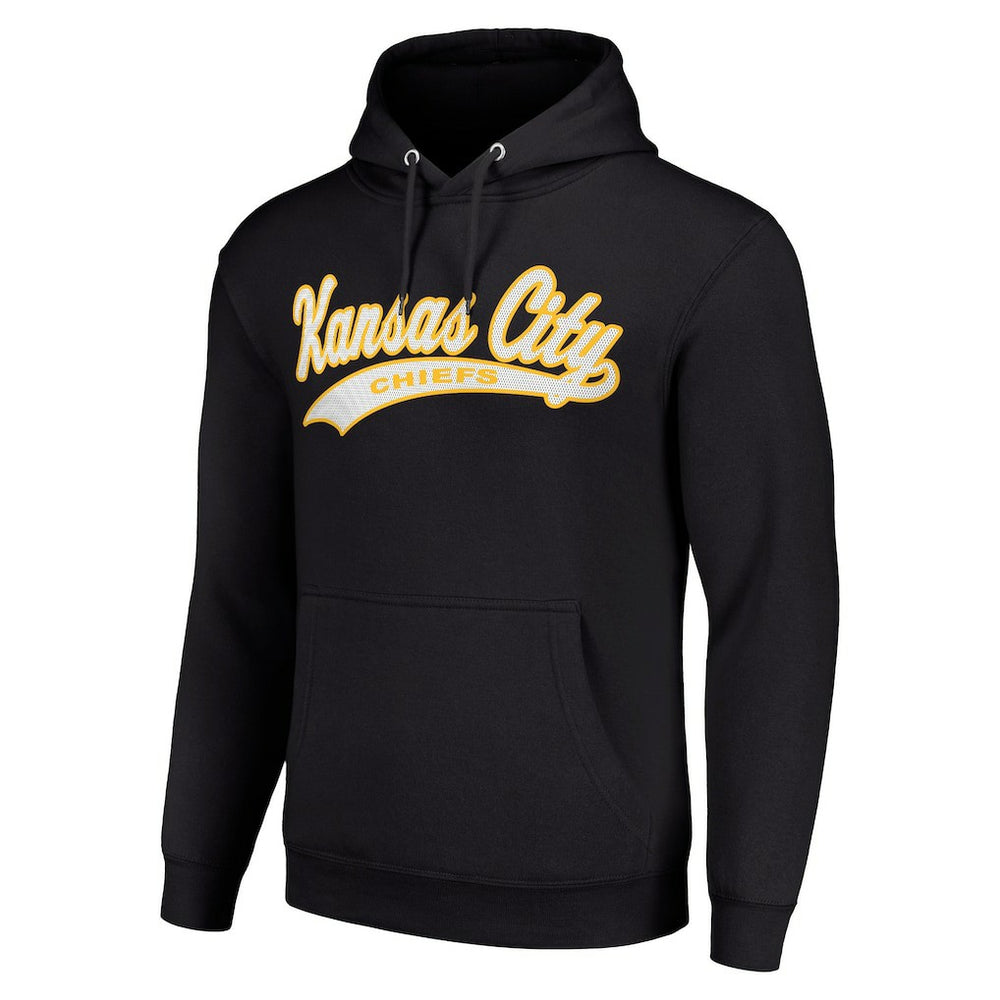 Kansas City Chiefs Starter Unisex Tailsweep Pullover Hoodie Black - NFL