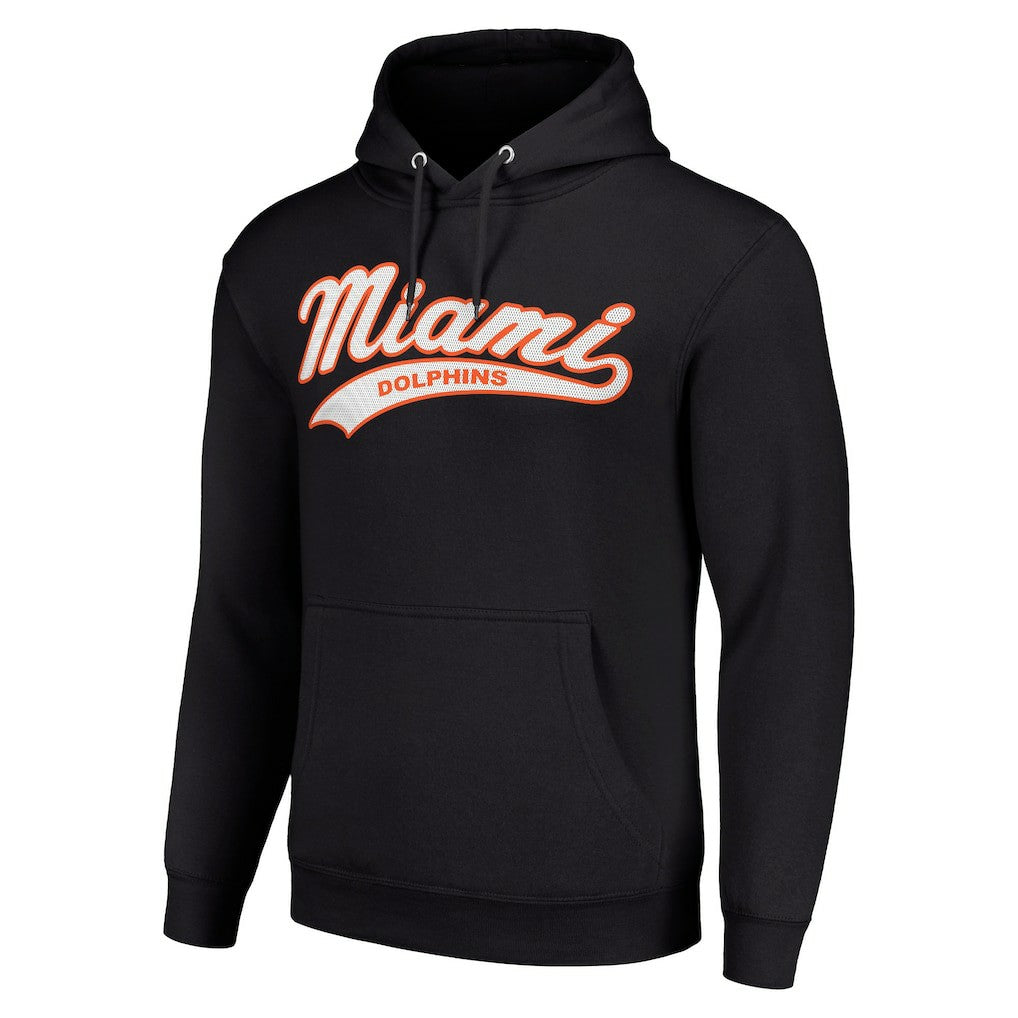 Miami Dolphins Starter Unisex Tailsweep Pullover Hoodie Black - NFL