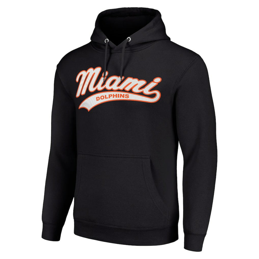 Miami Dolphins Starter Unisex Tailsweep Pullover Hoodie Black - NFL
