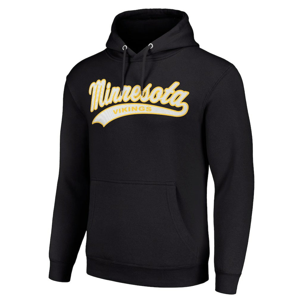 Minnesota Vikings Starter Unisex Tailsweep Pullover Hoodie Black - NFL