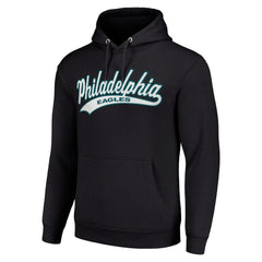 Philadelphia Eagles Starter Unisex Tailsweep Pullover Hoodie Black - NFL