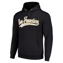San Francisco 49ers Starter Unisex Tailsweep Pullover Hoodie Black - NFL