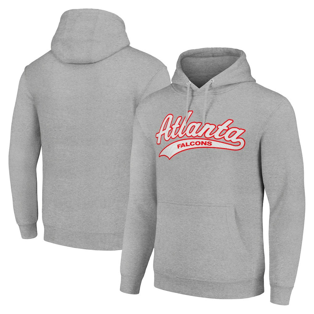 Atlanta Falcons Starter Unisex Tailsweep Pullover Hoodie Heather Gray - NFL
