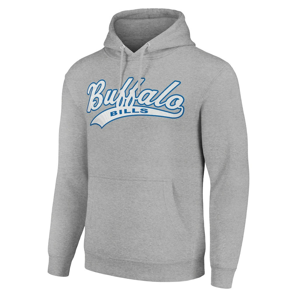 Buffalo Bills Starter Unisex Tailsweep Pullover Hoodie Heather Gray - NFL