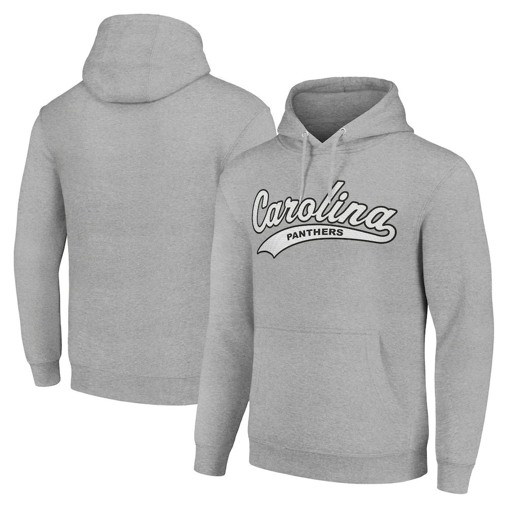Carolina Panthers Starter Unisex Tailsweep Pullover Hoodie Heather Gray - NFL