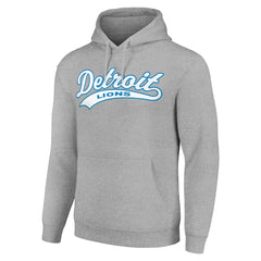 Detroit Lions Starter Unisex Tailsweep Pullover Hoodie Heather Gray - NFL