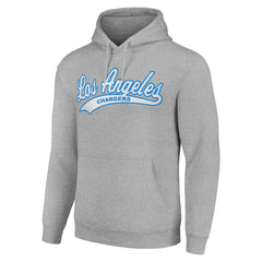 Los Angeles Chargers Starter Unisex Tailsweep Pullover Hoodie Heather Gray - NFL