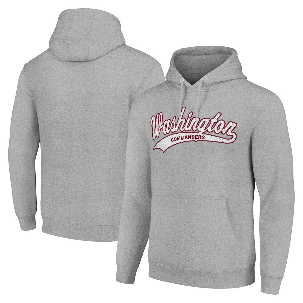 Washington Commanders Starter Unisex Tailsweep Pullover Hoodie Heather Gray - NFL