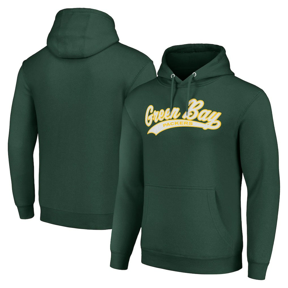 Green Bay Packers Starter Unisex Tailsweep Pullover Hoodie Green - NFL