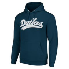 Dallas Cowboys Starter Unisex Tailsweep Pullover Hoodie Navy - NFL