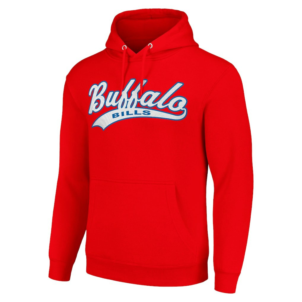 Buffalo Bills Starter Unisex Tailsweep Pullover Hoodie Red - NFL