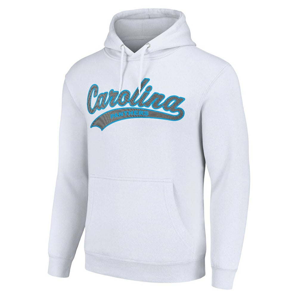 Carolina Panthers Starter Unisex Tailsweep Pullover Hoodie White - NFL
