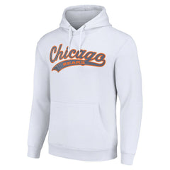 Chicago Bears Starter Unisex Tailsweep Pullover Hoodie White - NFL