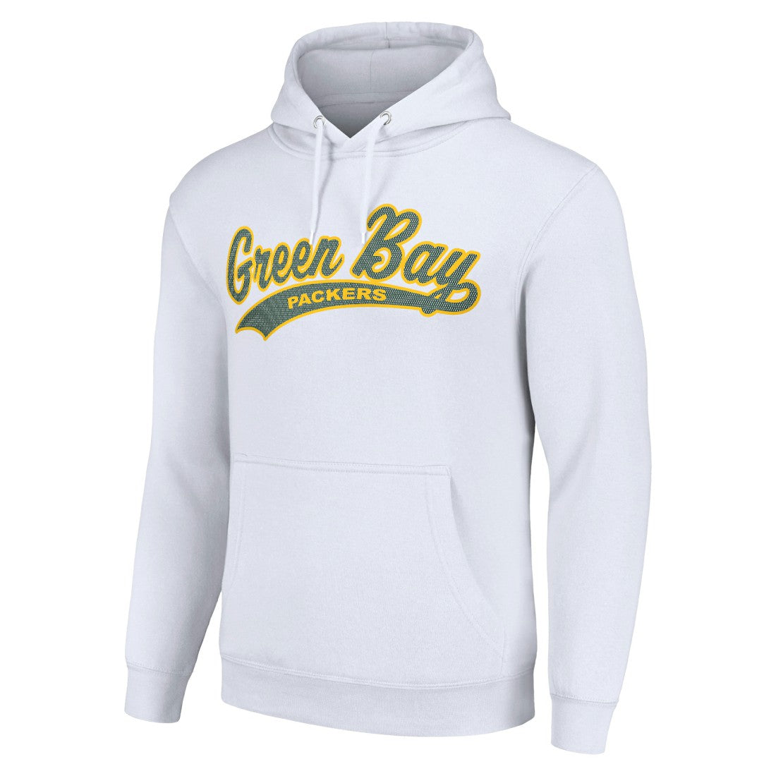 Green Bay Packers Starter Unisex Tailsweep Pullover Hoodie White - NFL