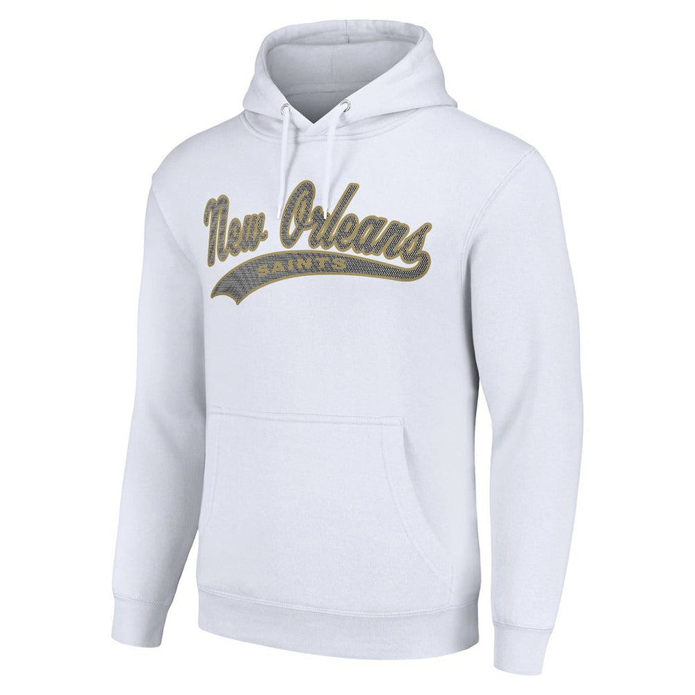 New Orleans Saints Starter Unisex Tailsweep Pullover Hoodie White - NFL