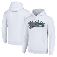 Philadelphia Eagles Starter Unisex Tailsweep Pullover Hoodie White - NFL