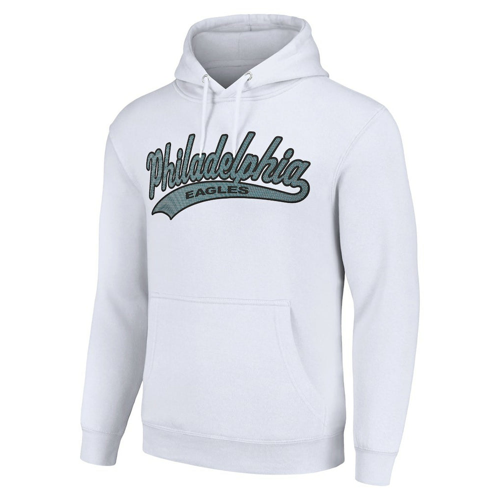 Philadelphia Eagles Starter Unisex Tailsweep Pullover Hoodie White - NFL