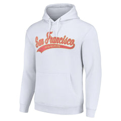 San Francisco 49ers Starter Unisex Tailsweep Pullover Hoodie White - NFL