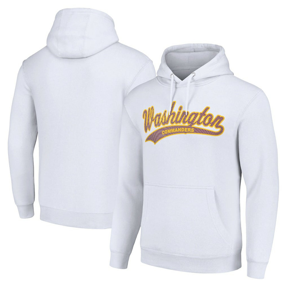 Washington Commanders Starter Unisex Tailsweep Pullover Hoodie White - NFL