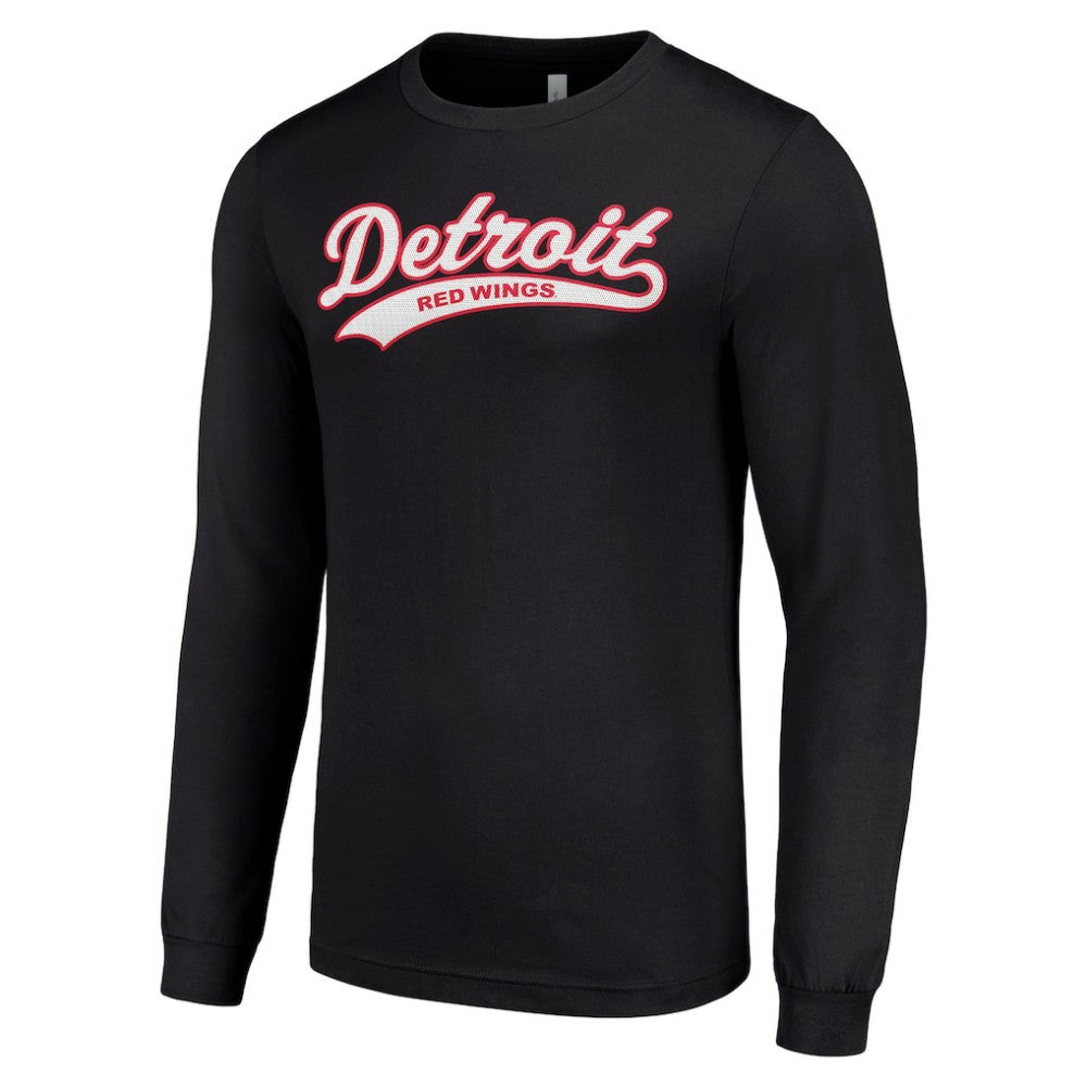 Detroit Red Wings - Starter Tailsweep T-Shirt Black