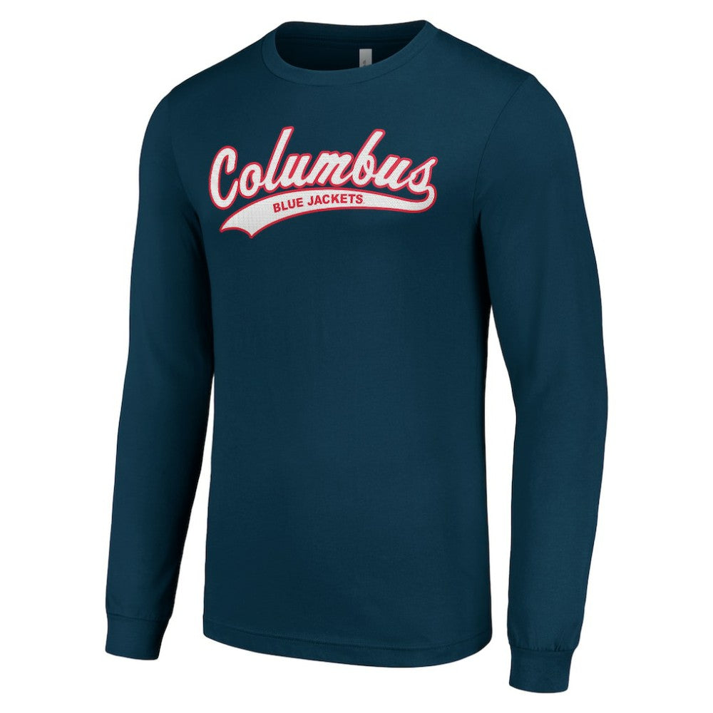 Columbus Blue Jackets - Starter Tailsweep T-Shirt Navy