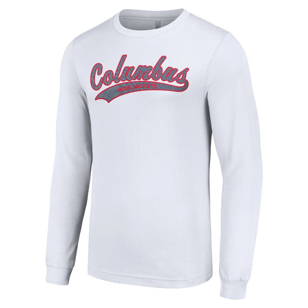 Columbus Blue Jackets - Starter Tailsweep T-Shirt White