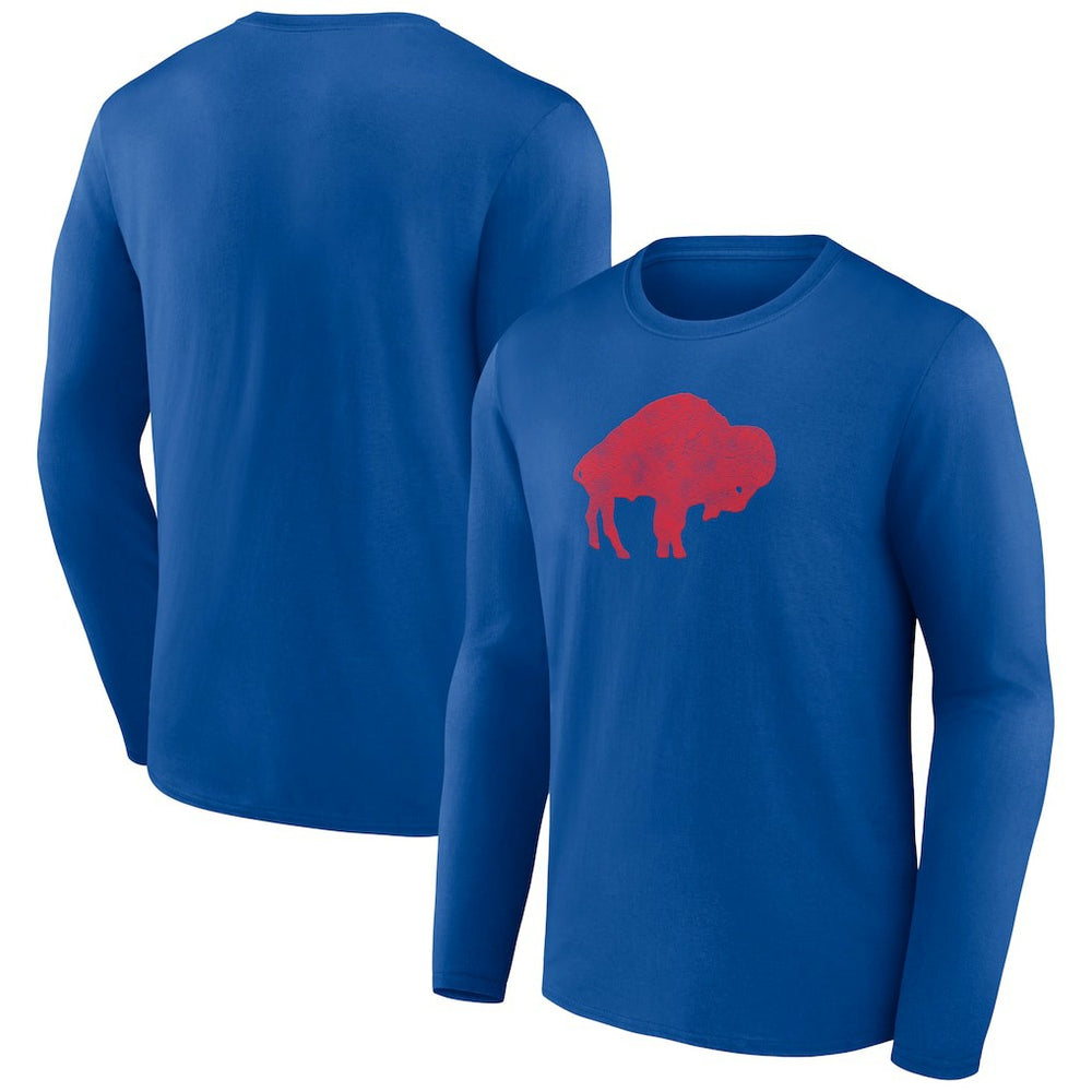 Buffalo Bills Throwback Long Sleeve T-Shirt Royal - NFL