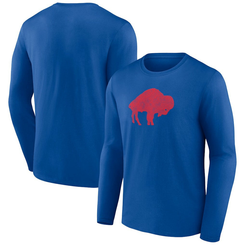 Buffalo Bills Throwback Long Sleeve T-Shirt Royal - NFL