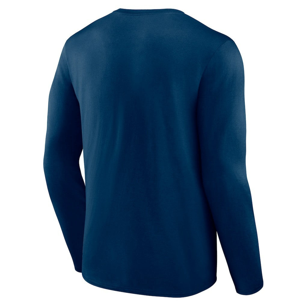 Chicago Bears Throwback Long Sleeve T-Shirt Navy - NFL