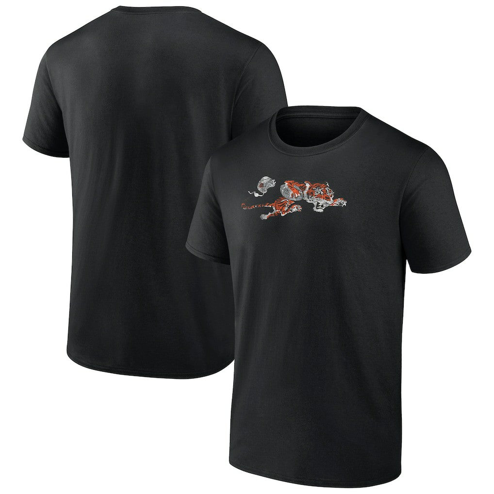 Cincinnati Bengals Throwback T-Shirt Black - NFL