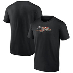 Cincinnati Bengals Throwback T-Shirt Black - NFL